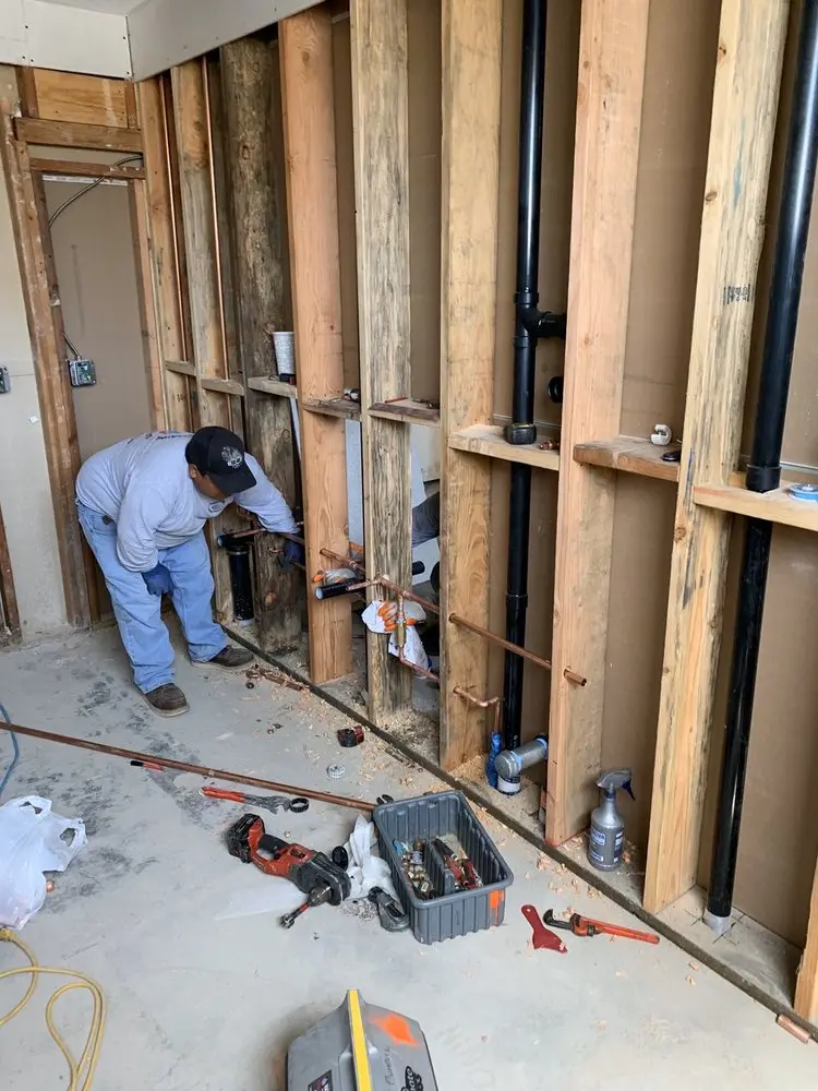 Commercial rough-in plumbing for Gas Line Repair in Sans Pareil